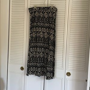 Straight style maxi skirt - slits on both sides